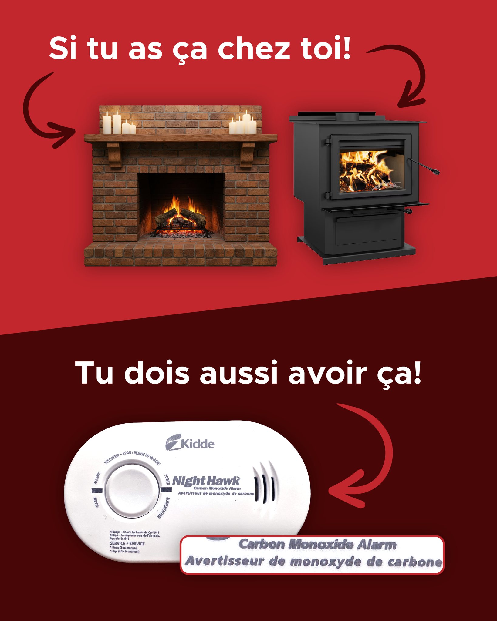 Avertisseur de monoxyde de carbonne