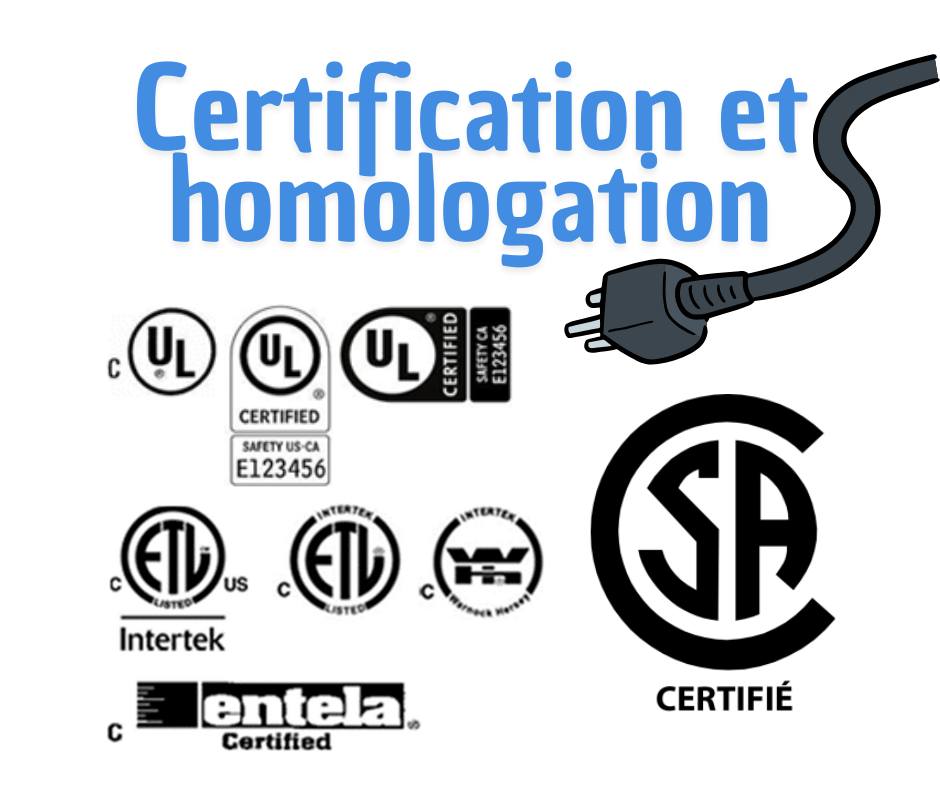 Certification Homologation